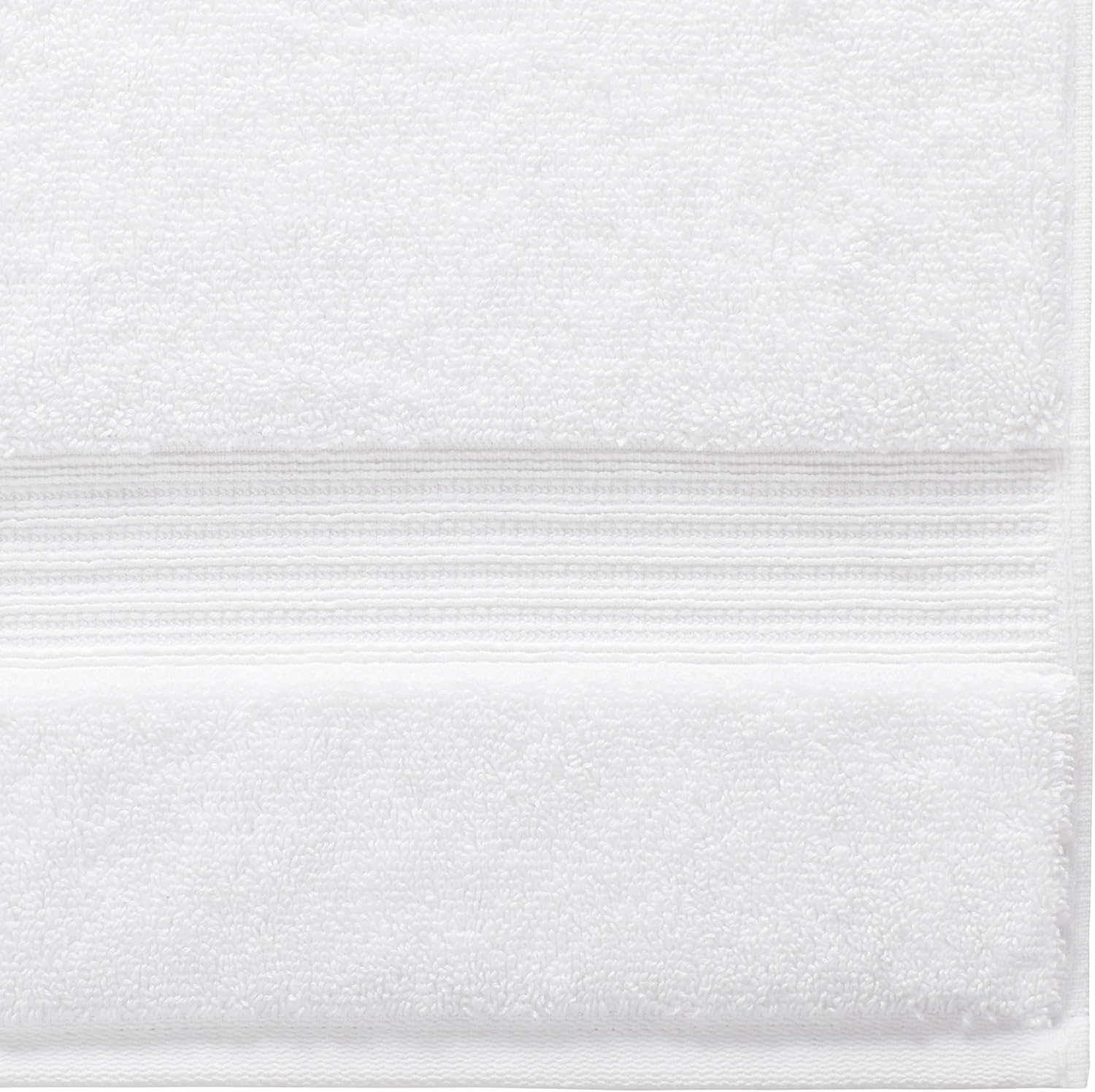  Brand – Stone & Beam Classic Egyptian Cotton Bath Towels, Set of 2, White: Home & Kitchen