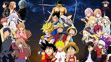 Athah Designs Anime Crossover Toradora Golden Time Angel Beats Sword Art Online Tokyo Ghoul One Piece