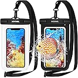 HOOMIL Waterproof Phone Pouch, 2 Pack Universal IPX8 Waterproof Phone Case Dry Bag with Lanyard for Samsung Galaxy A53 5G/S22