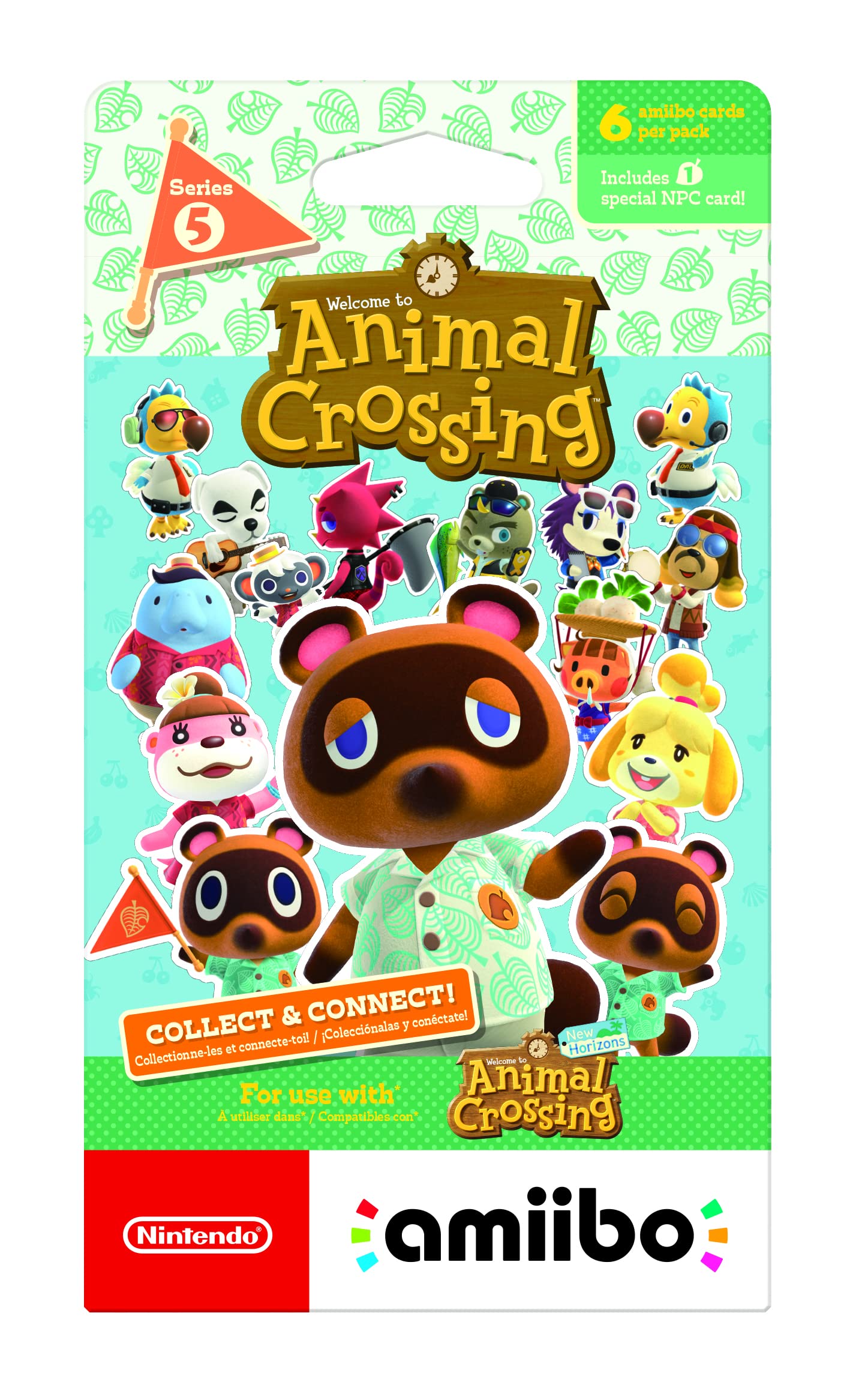 Nintendo Animal Crossing amiibo cards 6-pack - Series 5 - Nintendo Switch;