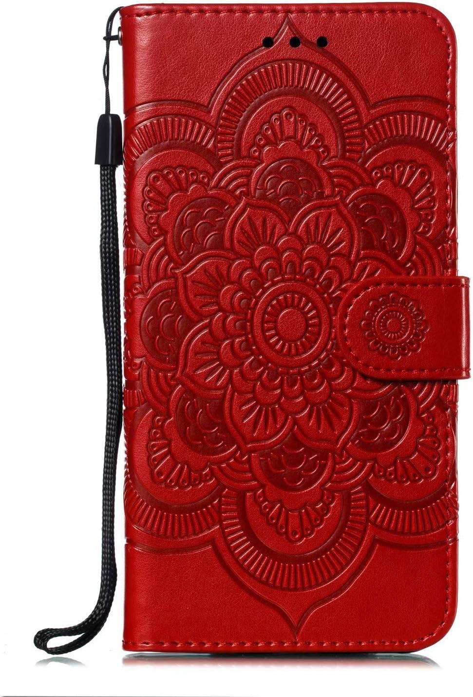 Samsung Galaxy A71 Case,Shockproof PU Leather Samsung Galaxy A71 Flip Wallet Phone Case Embossed Mandala TPU Bumper Protective Cover with Card Holders Magnetic Closure Kickstand for Samsung Galaxy A71