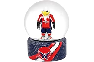 TEAM SPORTS AMERICA NHL Washington Capitals Snow Globe, Officially Licensed Water Globe with Team Logo, Christmas Holiday Tabletop Decoration for Home, Gift for Men and Women Hockey Fans