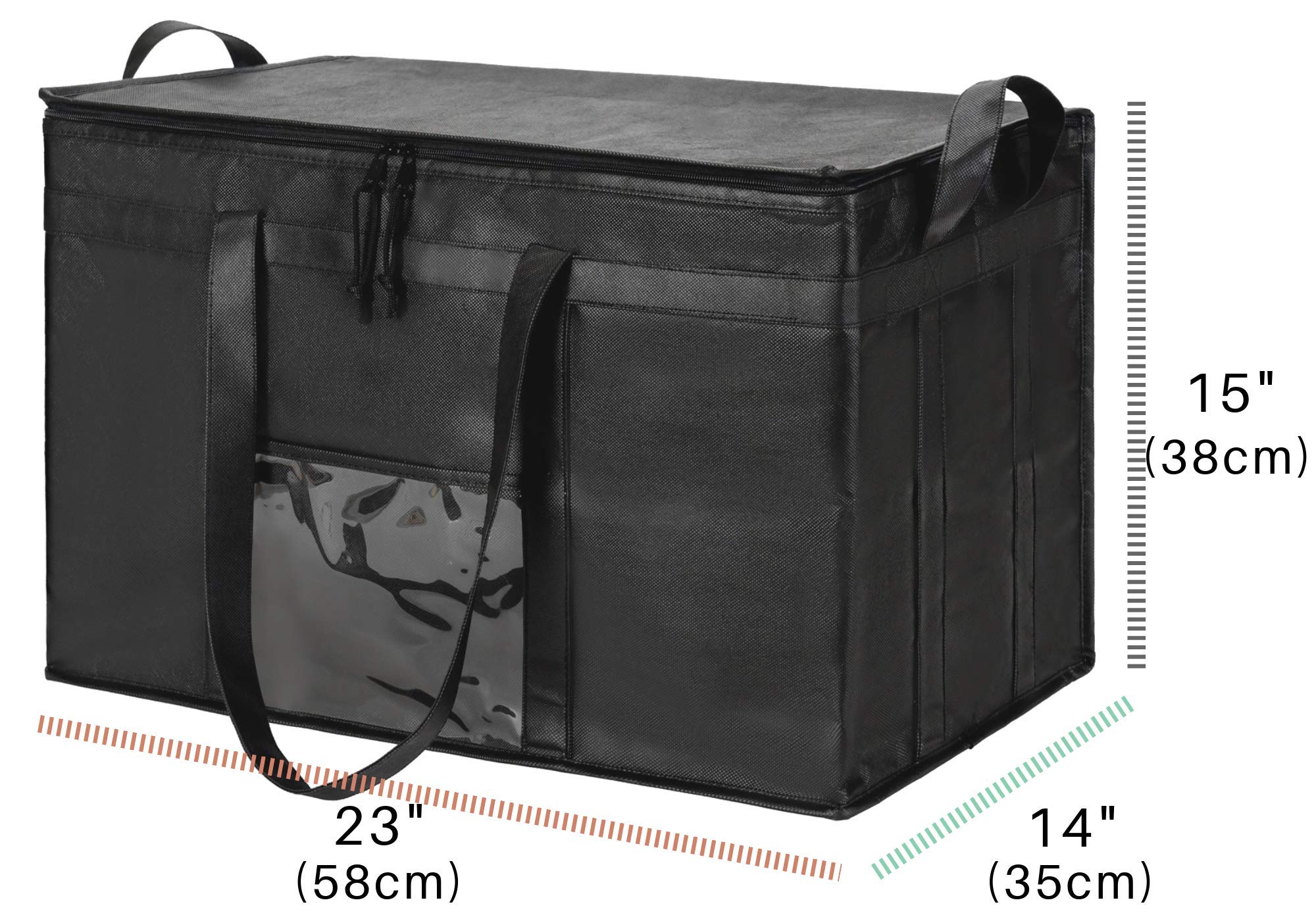 NZ Home Food Delivery Bag, Insulated Reusable Grocery Bag Ideal for