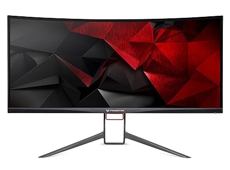 Acer Predator X34P 87 cm (34 Zoll) Curved Monitor (HDMI, USB 3.0, Displayport, 4ms Reaktionszeit, UltraWide QHD Auflösung 3,4