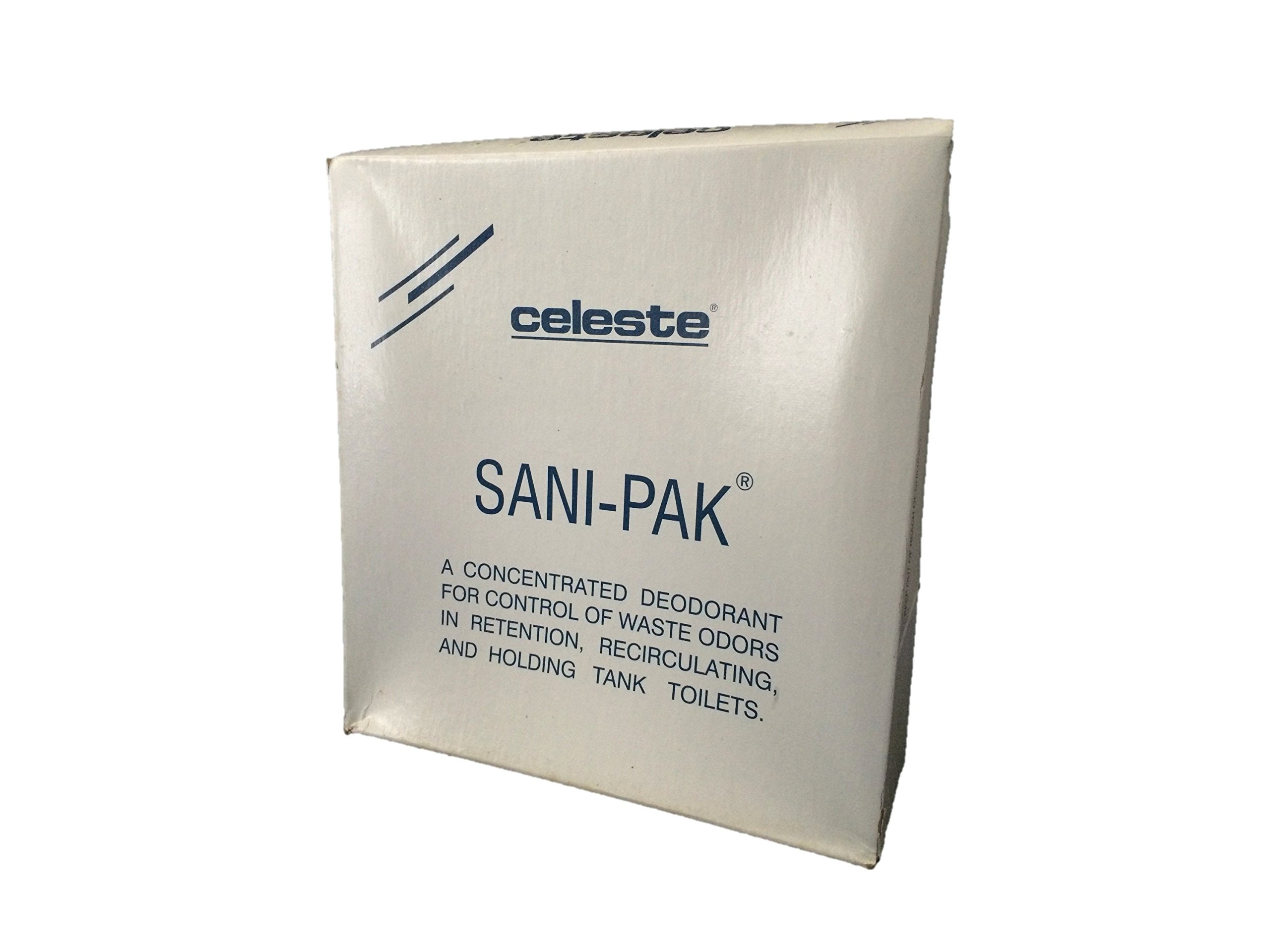 Celeste® SaniPak® Aircraft Lavatory Chemical Toilet Deodorant Biodegradable Packets, 100ct