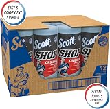 Scott Shop Towels Original Heavy-Duty Blue 12 Packs 55 Sheets 660 Towels view 5
