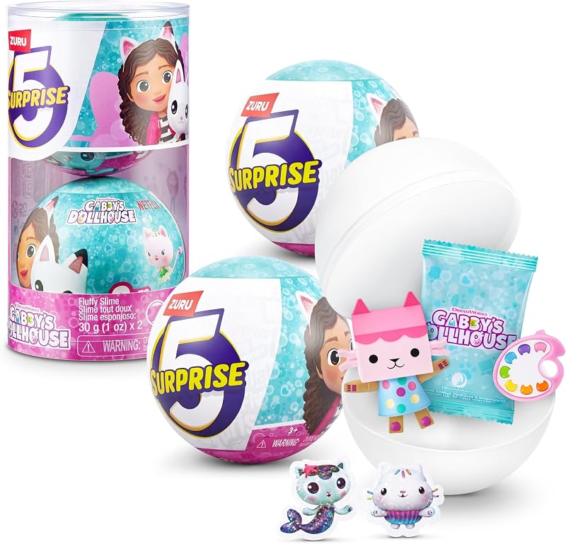 5 Surprise Gabby's Dollhouse by ZURU 2 Capsule Collectible Unboxing