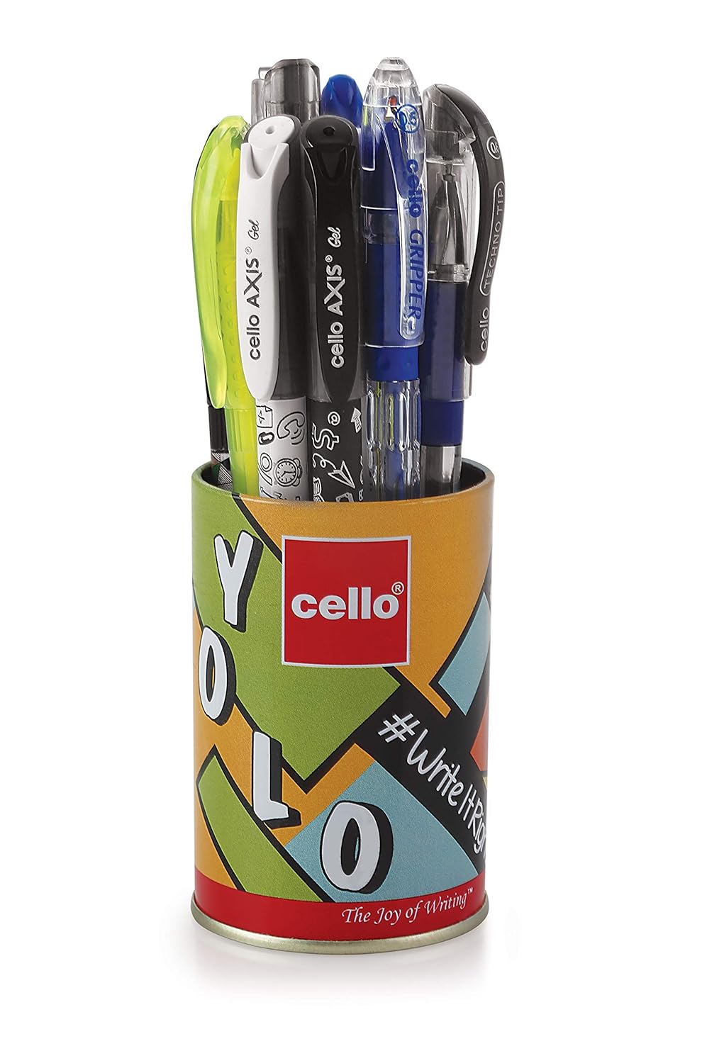 Cello Yolo Stationery Combo Pack (12 Stationery Items)Includes Ball pens, Gel pens,Whiteboard