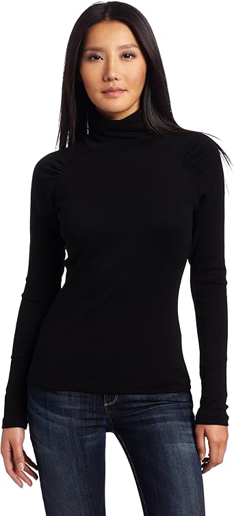 Women's ruched neck turtleneck Clearance