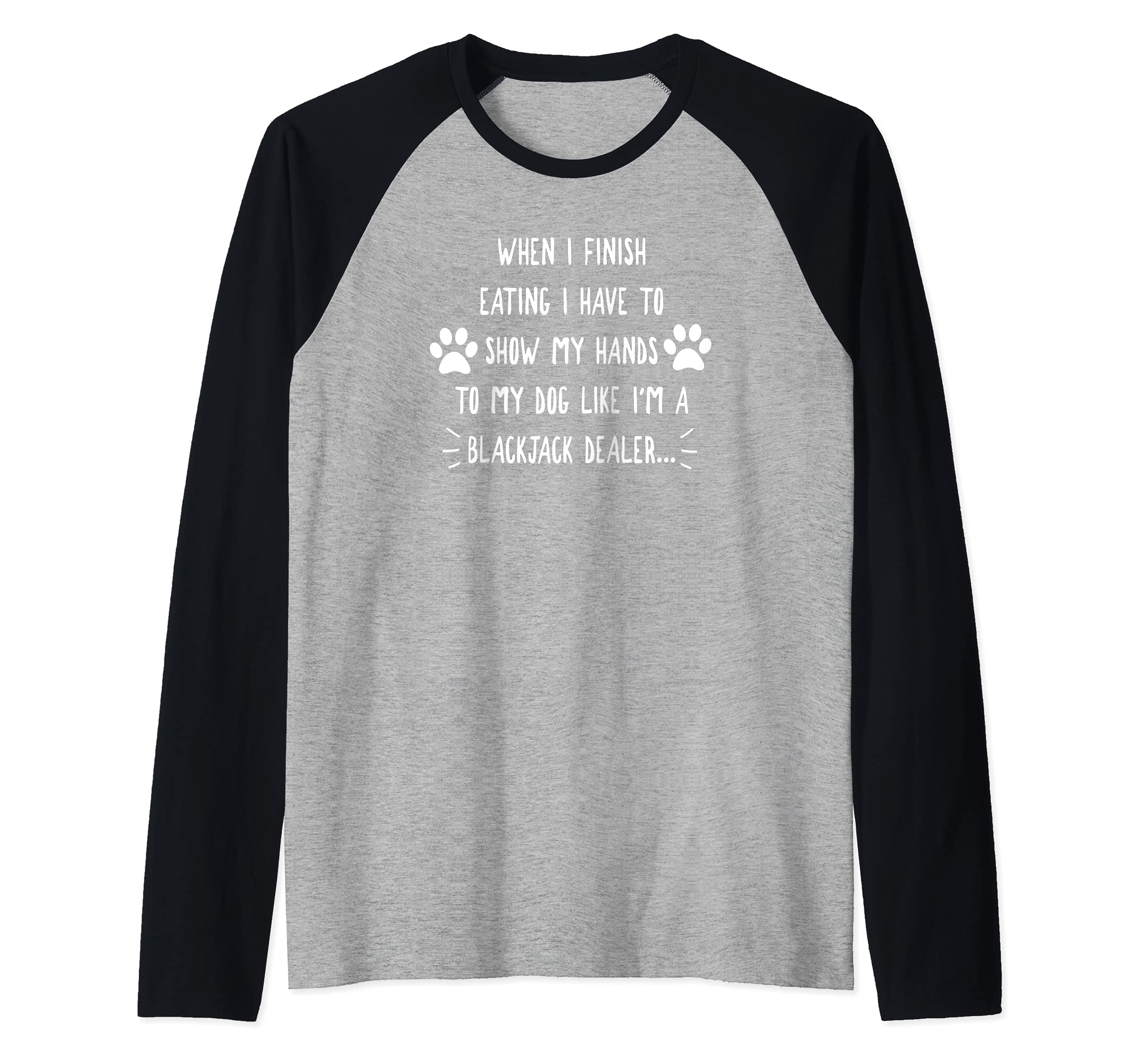 I Have To show My Hands To My Dog..., By Yoray Raglan Baseball Tee
