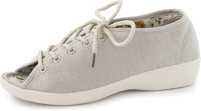 open toe canvas shoes