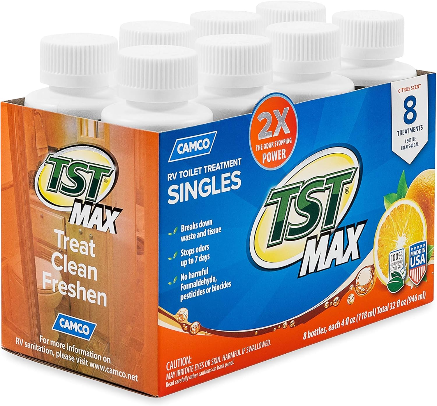 Camco TST Ultra-Concentrated, 8-Pack (4 oz Bottle): Automotive
