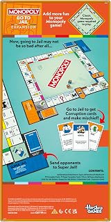 Monopoly Go to Jail Expansion English Version for Classic Monopoly Game view 5