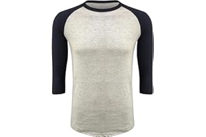 ILTEX Raglan T-Shirt 3/4 Sleeve Athletic Baseball Jersey Unisex (30+ Colors)