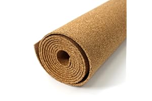 Flipside Products Cork Roll 4' x 6' x 3MM - DIY Bulletin Board, Wall Accent, Décor, Soundproofing, Cork Board Roll, Push Pin Display, Home, School, Office - Environmentally Friendly, Self-Healing