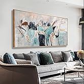 Wall Art Modern Minimalism Canvas Artwork Modern Paintings Colorful Fantasy Graffiti Framed Abstract Wall Art Decor Large Size For Living Room Kitchen Bedroom Office 29 * 58 Inch