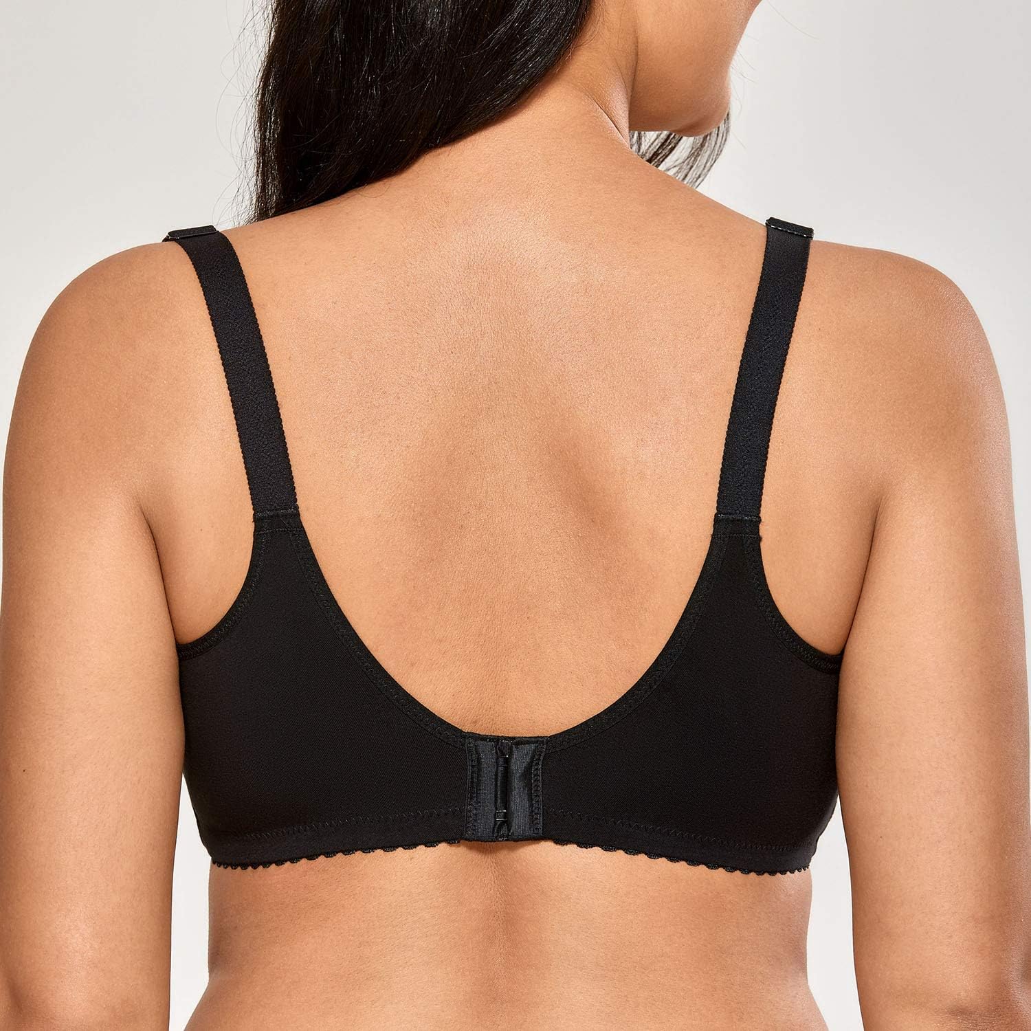 Gratlin Women's Lace Plus Size Cotton Wireless Maternity Nursing Bra for Breastfeeding at  Women’s Clothing store
