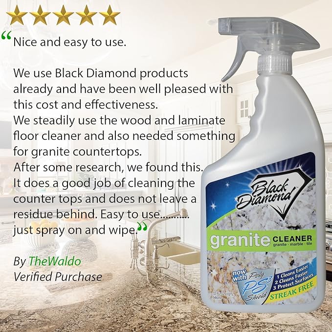 Amazon Com Black Diamond Stoneworks Granite Counter Cleaner