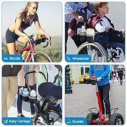 Accmor Stroller Cup Holder with Phone Holder, Bike