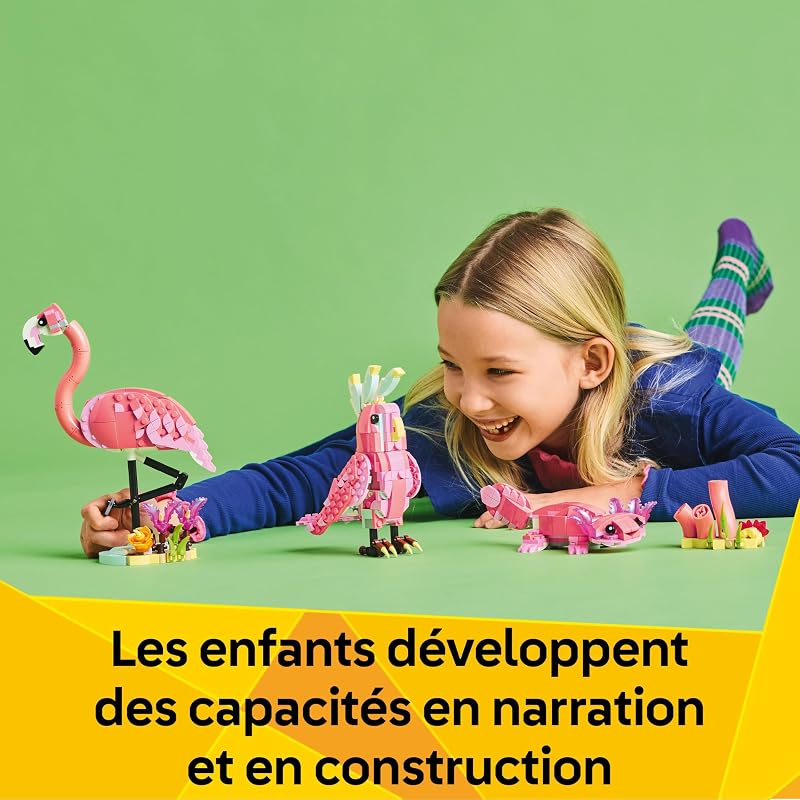 Creator 3-en-1 Animaux Sauvages : Le Flamant Rose 31170 — photo 5 sur 8