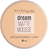 Maybelline Dream Matte Mousse Foundation 021 Nude 18ml Whipped Air-Soft Finish