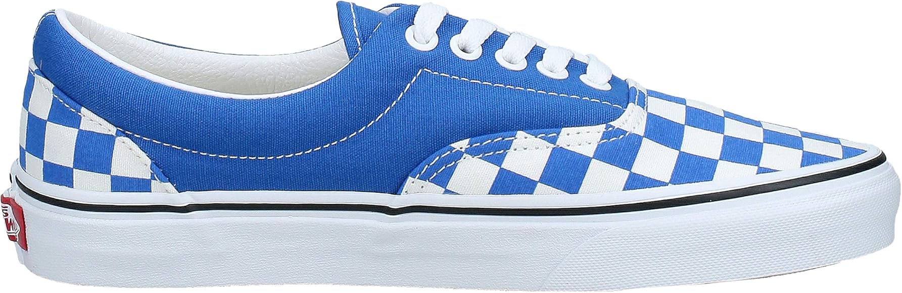 black and blue checkered vans