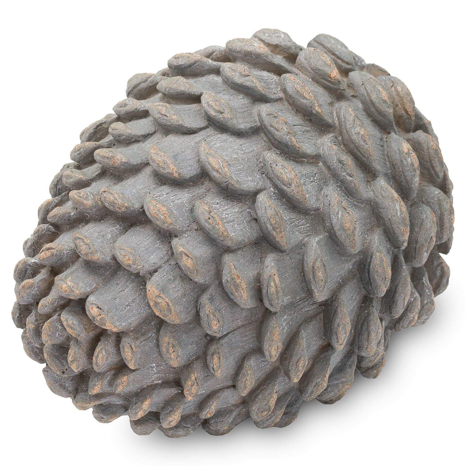 Hill 1975 Decorative Grey Pinecone, Resin, Mixed, 15 x 16 x 23cm