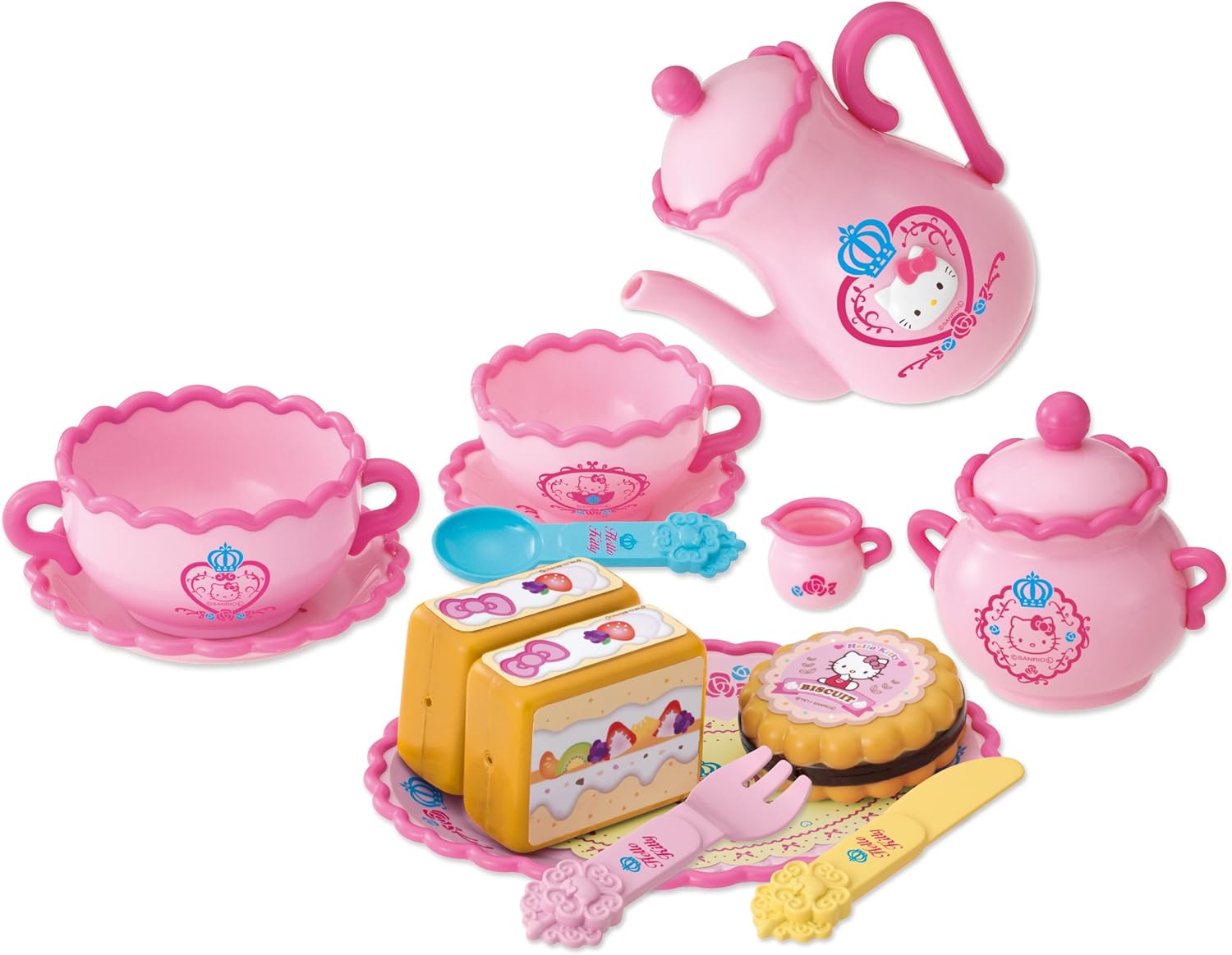 Amazon ハローキティ ティーパーティセット ままごと・ごっこ遊び おもちゃ