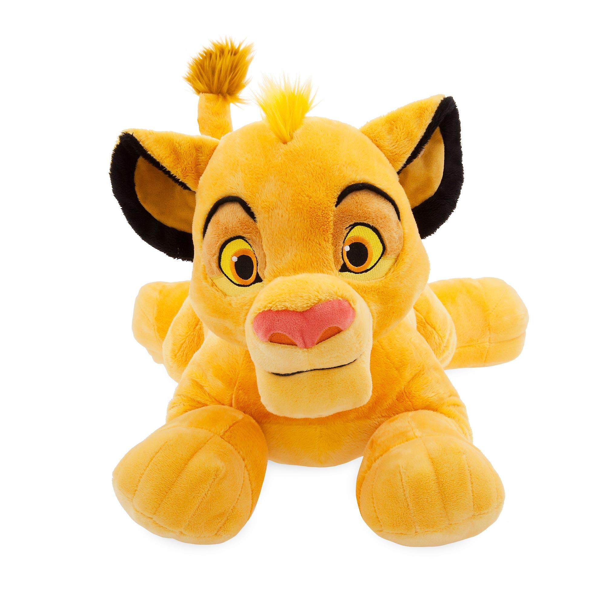 Disney Store Simba Large Soft Plush Toy, The Lion King, 34cm/13", Cuddly Toy Made with Soft-Feel Fabric with Embroidered Details and Fluffy Tail, Suitable for All Ages