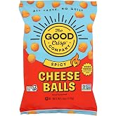 The Good Crisp Company Spicy Cheese Balls, 4 Ounce