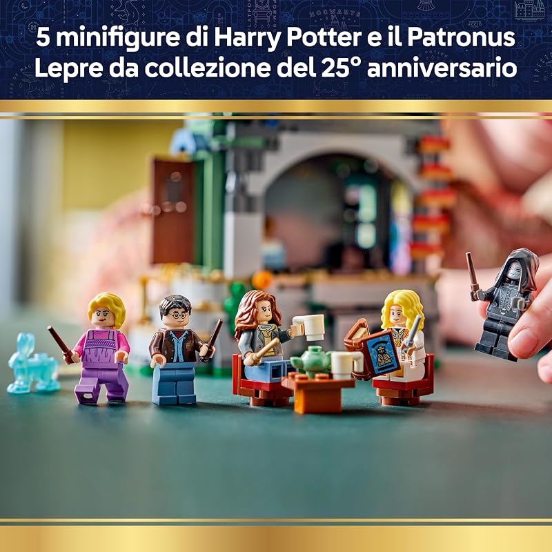 Harry Potter La Casa di Luna Lovegood Giocattolo - Modellino in Miniatura con Mattoncino Luminoso e 5 Minifigure - Decorazione Camera da Letto - Regalo per Bambine e Bambini da 10 Anni - 76467 — foto 6 di 8