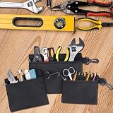 SUNNEE Heavy Duty Canvas Tool Pouch Bag Medium Black Electrician Car Motorcycle view 2