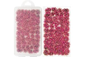 Attuslla Static Flower Tufts Miniature Colorful Flower Cluster for Static Grass Tufts for Model Train Railroad Scenery DIY Mi