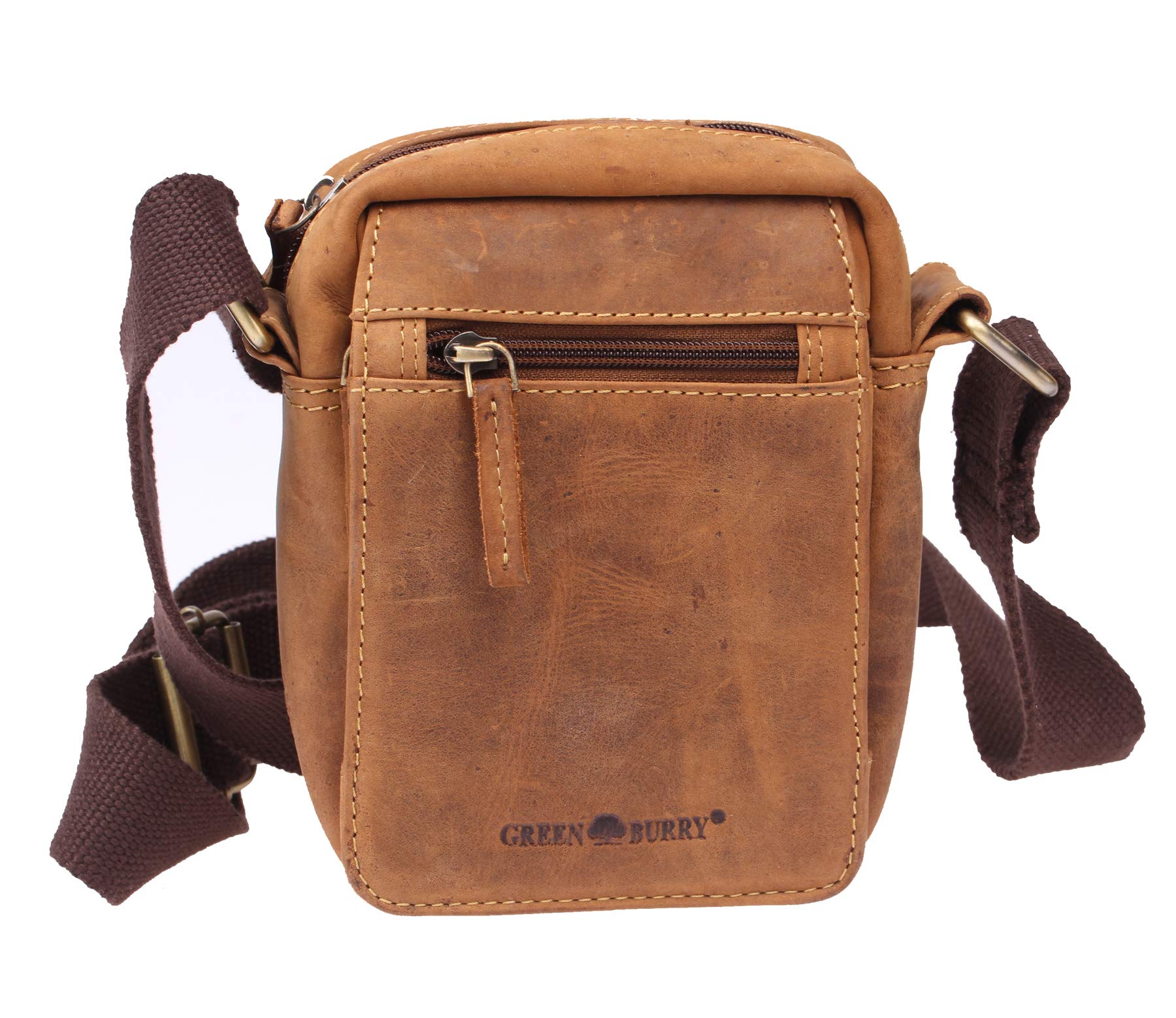Greenburry Vintage Travel 2 shoulder bag leather 15 cm