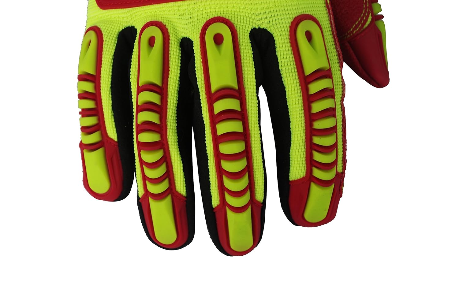 Seibertron HIGH-VIS HRIG Impact Deep Grip Oil Resistant Impact Protection Oilfield Safety Rigger Gloves L - Image 5
