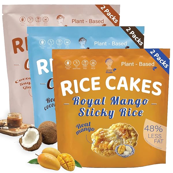 BITETUOSO THAI MANGO STICKY RICE, MINI RICE CAKES...