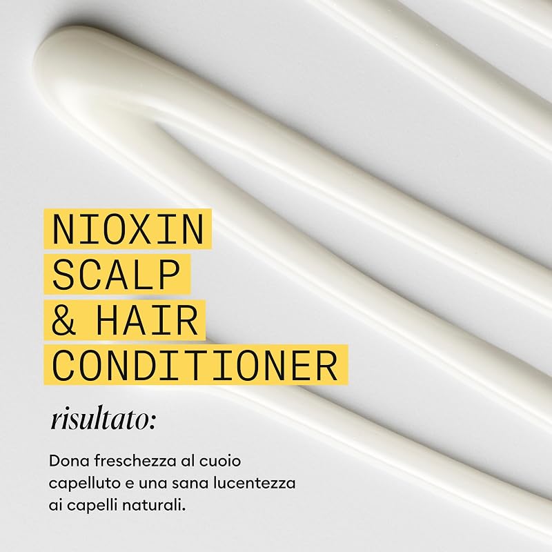 Sistema 1 Scalp + Hair Conditioner - Balsamo Fortificante per Capelli Naturali con Assottigliamento Lieve - Arricchito con Niacinamide (300ml)