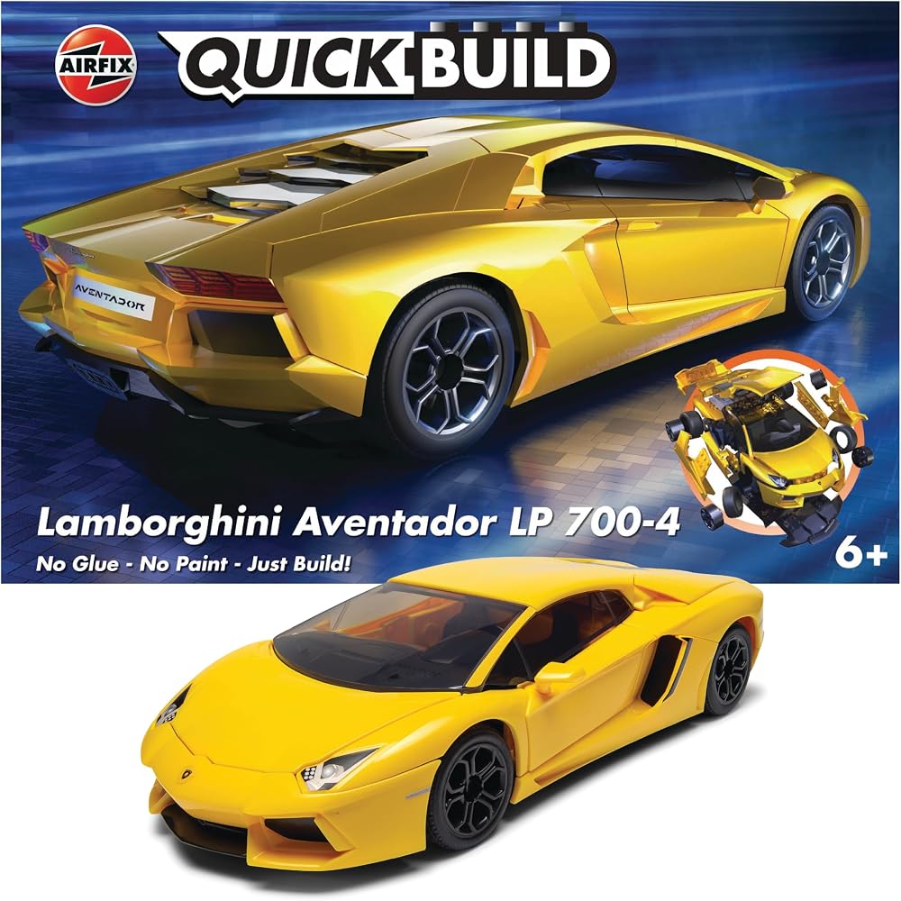 Airfix Quick Build Lamborghini Aventador Yellow