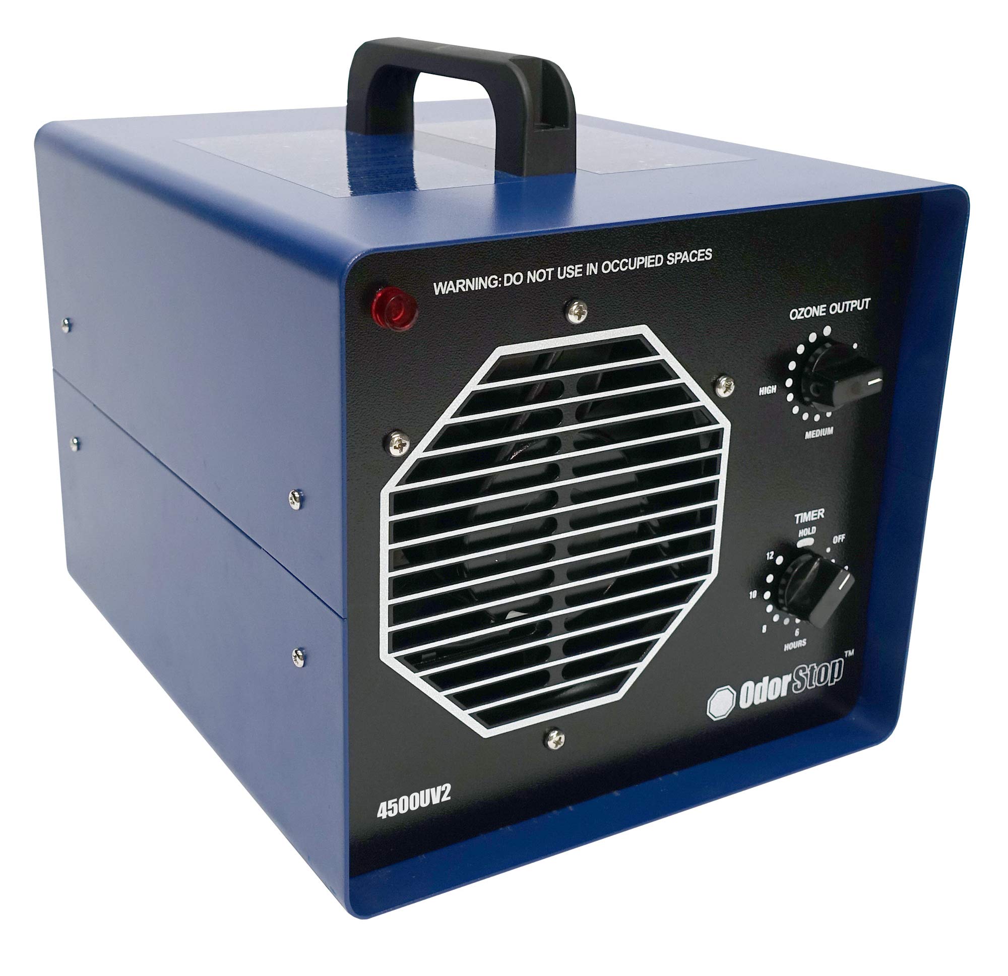 OdorStop OS4500UV2 Professional Grade Ozone Generator/UV Air Purifier for Areas of 4500 Square Feet+, For Deodorizing and Purifying Large Spaces Such as Commercial Properties and Gyms