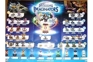 Skylanders Imaginators Character and Creation Crystal Checklist Poster