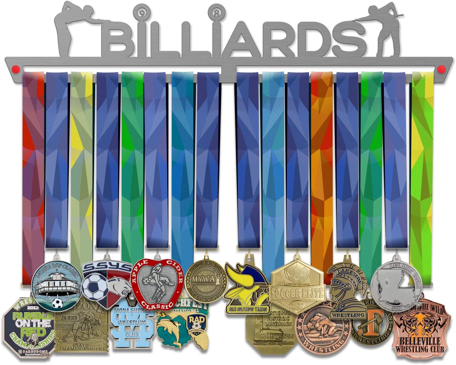 VICTORY HANGERS Semi Marathon Medal Hanger Display | Sports Medal Hangers | Stainless Steel Medal Display | by VictoryHangers - The Best Gift For Champions !