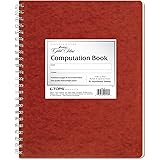 Ampad Computation Book, 4x4 Quad Ruled, 76 Sheets, Ivory, 11-3/4" x 9-1/4", 1 per Pack (22-157)