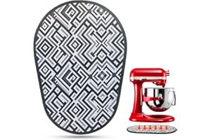 JAYOBGO for Kitchen Aid Mixer Sliding Mat - Slider Mat for Kitchen Aid Artisan 4.5-5 Qt Tilt-Head Stand Mixer, Mover Mixer Slider Pad for Kitchen Aid Mixer Attachment Kitchen Appliance Countertop Accessories
