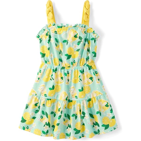 children's place holiday dresses Girls Matching Family Sleeveless Plaid Sequin Fit And Flare Dress - GREEN