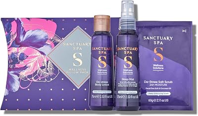 Sanctuary Spa Wellness Pillow Pack Vegan Gift For Women Set 75ml 60g