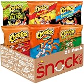 Cheetos Cheese Flavored Snacks Variety Pack of Chips (Pack of 21)