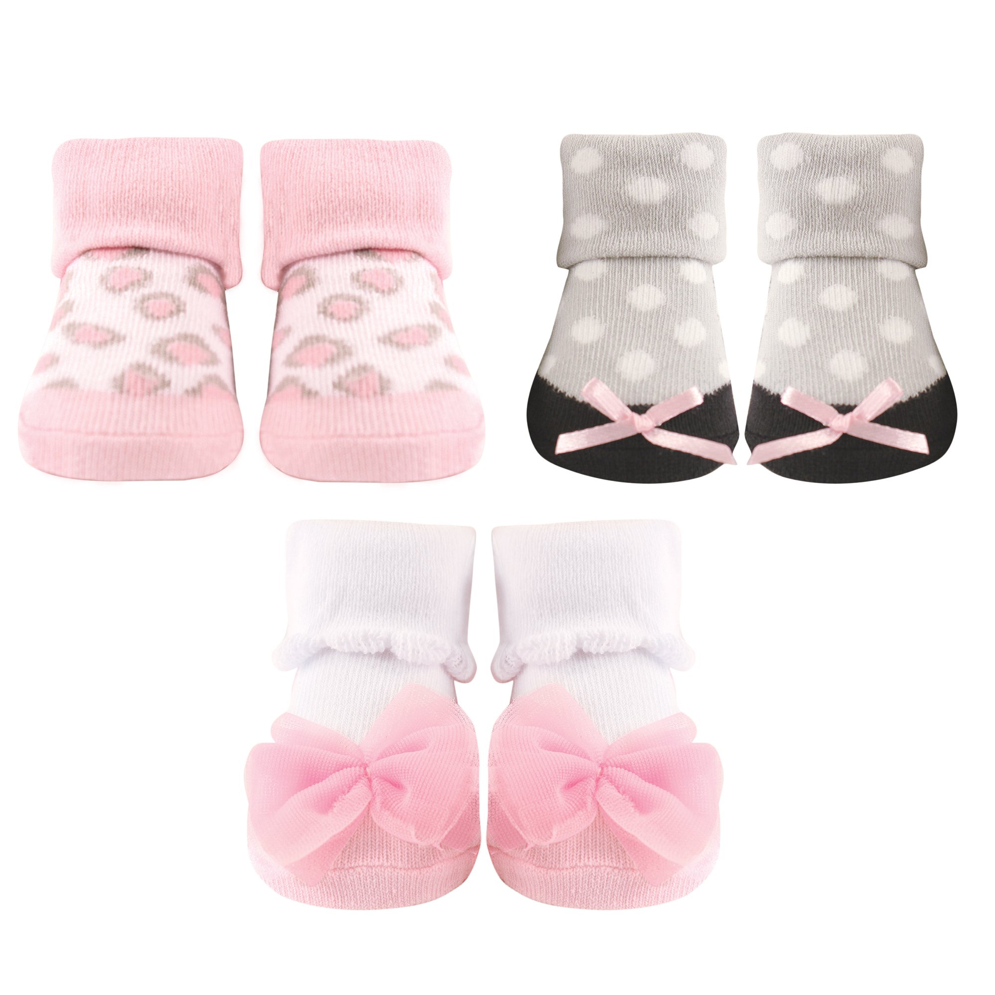 Baby EmporioBaby Girl SocksShoe LookAnti Slip Soles