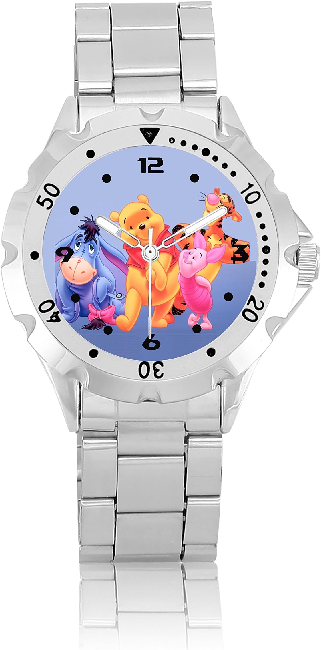 Happy New Year Gifts Wristwatches Stainless Steel USFSM100 Disney Eeyore Piglet Tigger & Winnie Pooh B