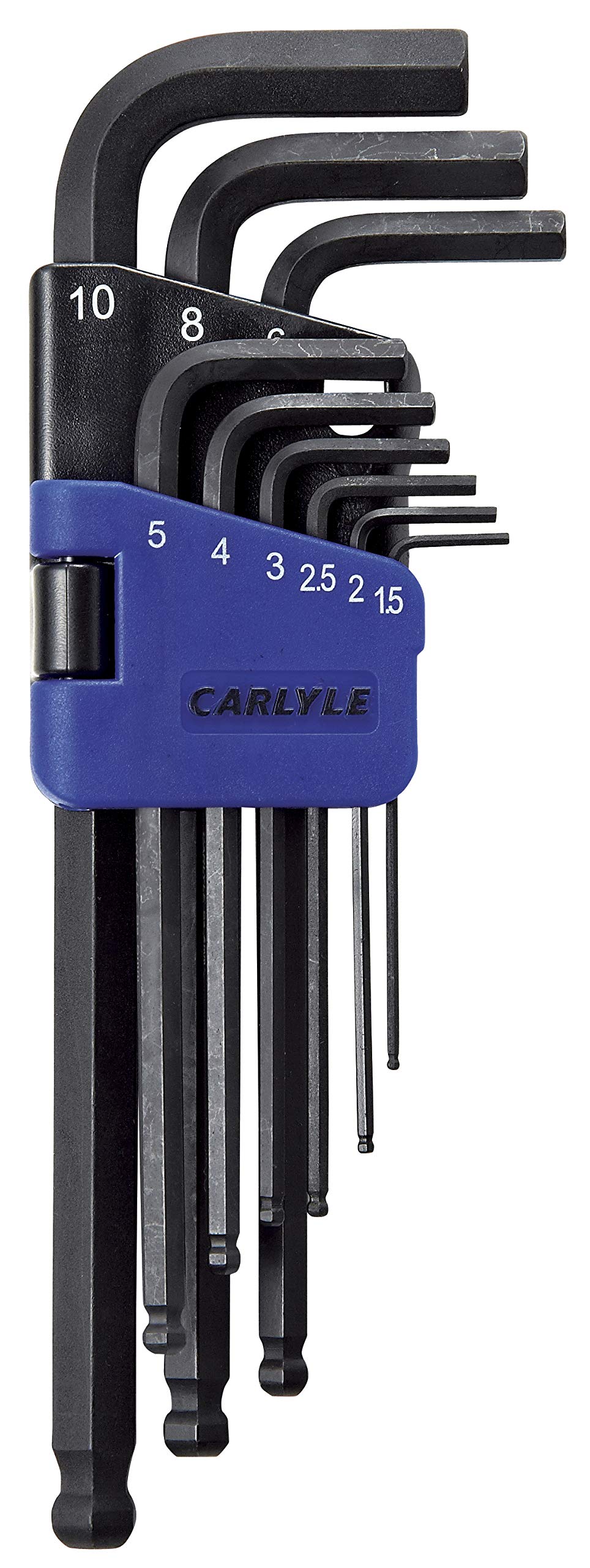 Carlyle Hand Tools Hex Key Set - Ball Long - Metric
