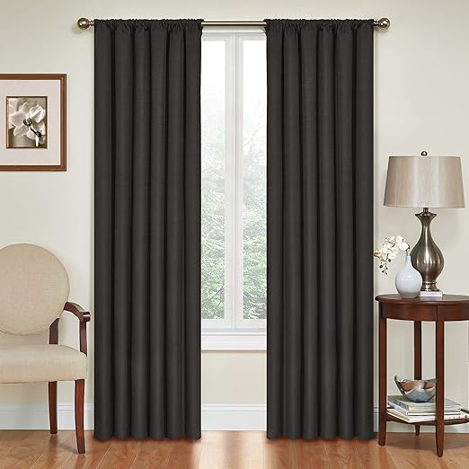 Amazon Com Eclipse Blackout Curtains For Bedroom Kendall